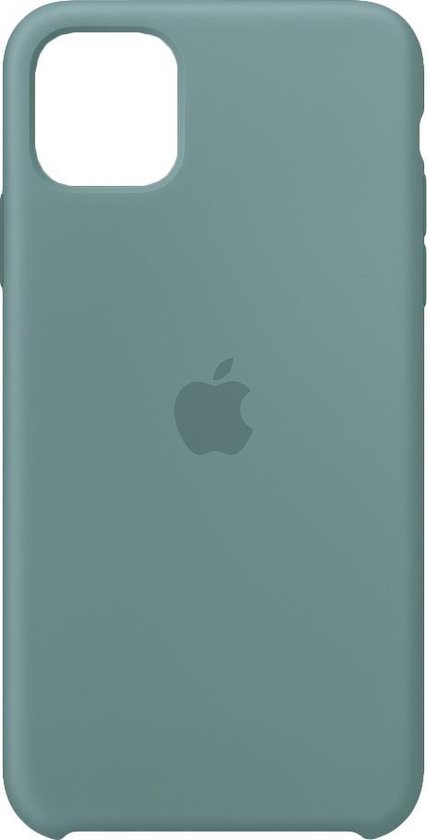 Apple Silicone Backcover iPhone 11 Pro Max hoesje - Cactus Groen | bol.com