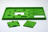 Buzzel 3D Puzzel 12 Stukjes - Legpuzzel voor Kinderen en Volwassen - Slechtzienden - Tactisch - Groen
