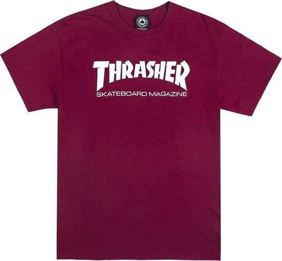 Thrasher Skate Mag T-Shirt  Maroon