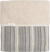 Koeka Ledikantdeken Maui teddy - black bird/soft sand 100x150cm