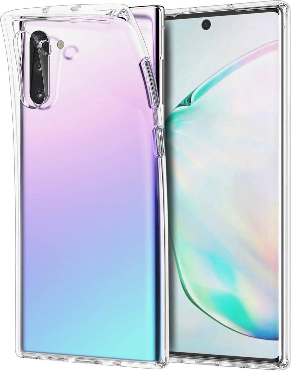 Soft Backcover Hoesje Geschikt voor: Samsung Galaxy Note 10 - Silicone - Transparant