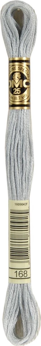 DMC Borduurzijde Grijs 168 - 100% Katoen