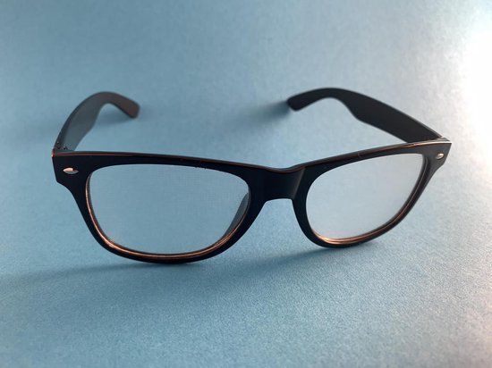 Zwarte Spacebril Met Spiraal Diffractie Effect | Diffractiebril Diffractieglazen Spiraal