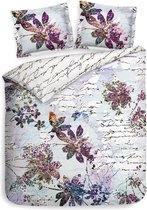 Heckett & Lane Nadie Dekbedovertrek - Litsjumeaux XL - 260x200/220 cm - Orchid Purple