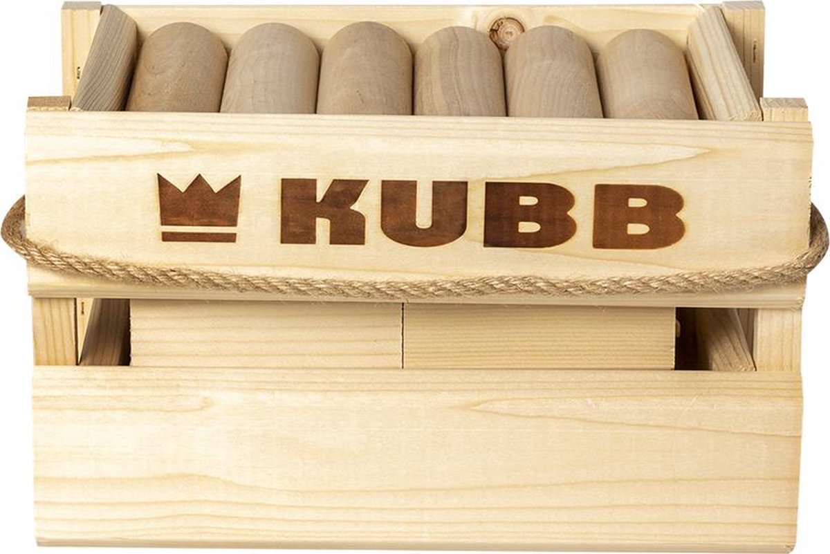 Tactic Kubb – Vang- en werpspel – Origineel Zweeds Werpspel In Luxe Houten Draagkist – Duurzaam Grenenhout — afbeelding 17