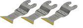 SMART Blades Multitool Zaagblad - 44x55mm - Bi Metaal Titanium Gecoat - Hout/Non-ferro Metaal/Kunststof - 3 stuks