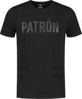 Patrón Wear | Black on Black Brand T-shirt | Heren | T-shirt | Maat S