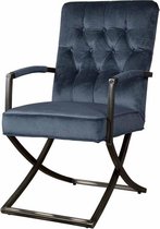 Luton Armchair | 60x56x98 | Blauw