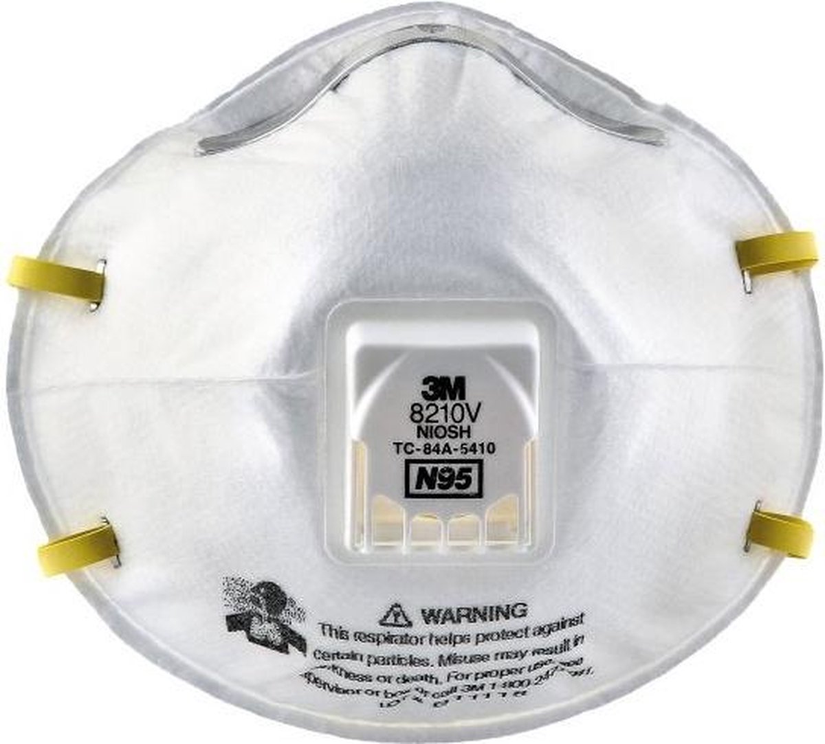 10 Stuks 3M 8210V N95 (FFP2) - mondmasker / mondkapje