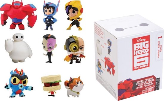 Big Hero 6 Figuurtje - Baimax Hiro Wasabi Honey Lemon - Mystery Mini