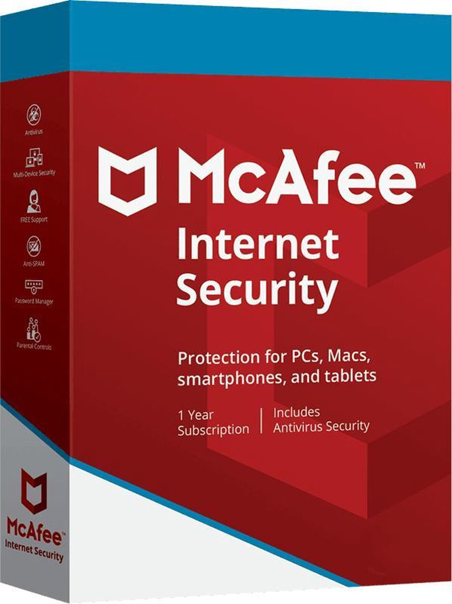 McAfee Internet Security 2022 - 1 Apparaat - 1 jaar | bol.com