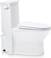 Aquamatix Elegancio 1 - Toilet met modulaire broyeur WC vermaler - Wit keramiek