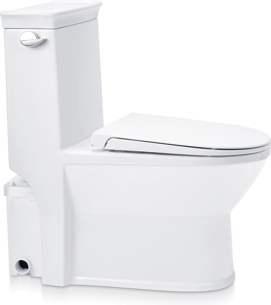 Aquamatix Elegancio 1 - Toilet met modulaire broyeur WC vermaler - Wit  keramiek | bol.com