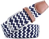 ThannaPhum Elastische riem wit-blauw