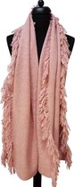 ThannaPhum Cashmere sjaal - dikke kwaliteit - licht roze
