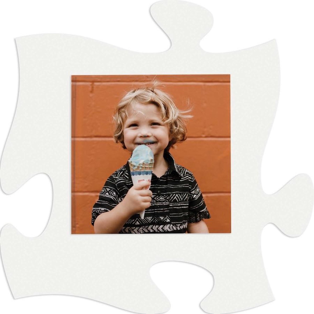 Puzzelstuk met fotolijst