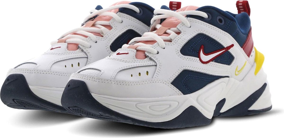 Nike Sneakers - Maat 38.5 - Unisex - wit/blauw/rood/geel/roze ...