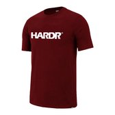 HARDR Classic One T-shirt - Bordeaux - Maat M