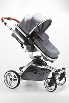 Blij'r Stef 2 in 1 Luxe kinderwagen - 360 graden draaibaar - incl autostoel connector