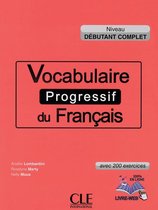 Vocabulaire progressif du français 2e édition - niveau niveau débutant complet livre + CD audio