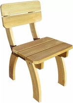 Tuinstoel Hout (Incl LW Fleece deken) / Tuin stoelen / Buiten stoelen / Balkon stoelen / Relax stoelen