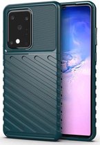 Samsung Galaxy S20 Ultra TPU Thunder Case - Groen