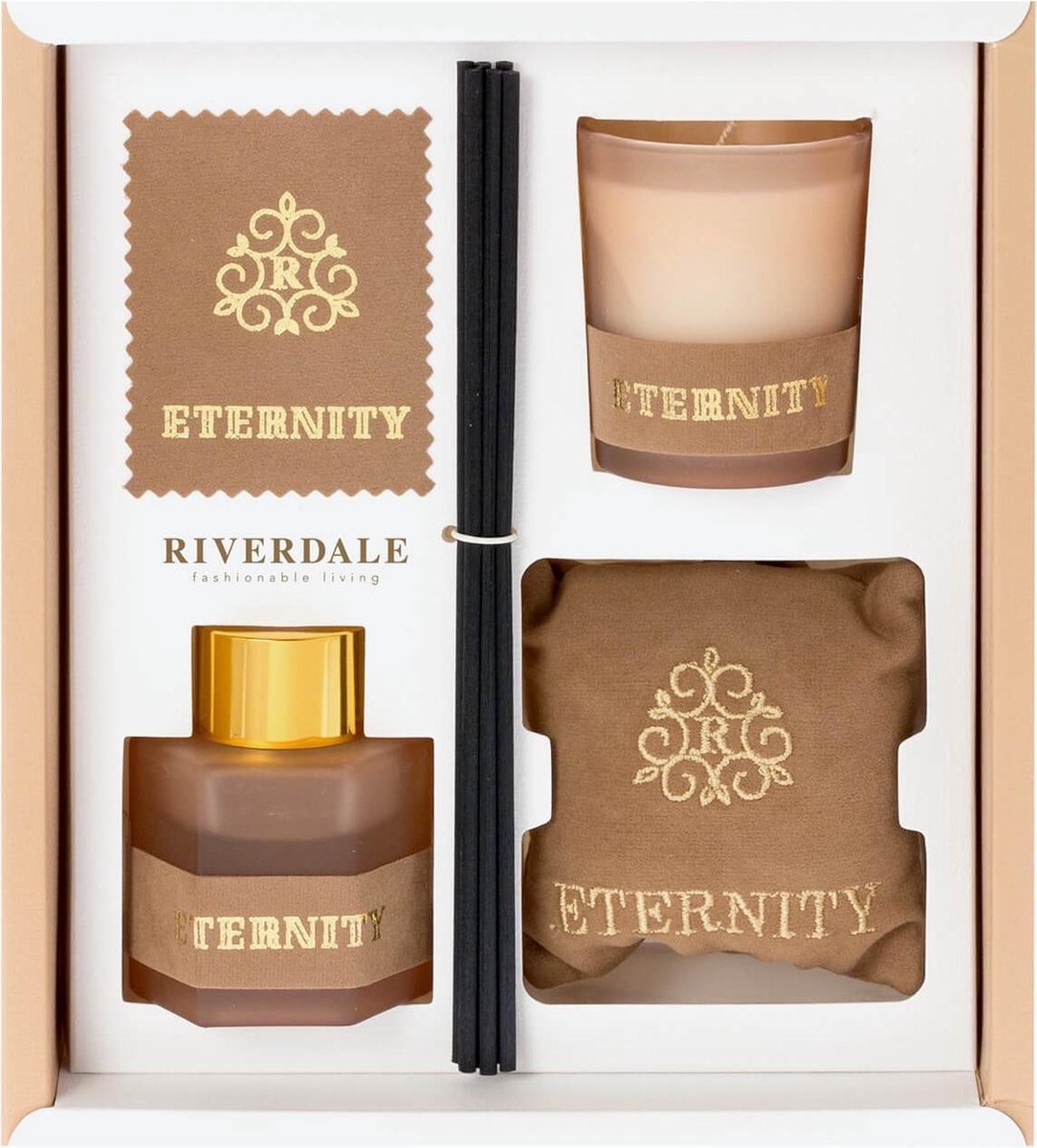 Riverdale Giftset Eternity 21cm cognac Bruin