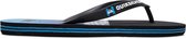 Quiksilver Molokai Hold Down Heren Slippers - Black/Blue/Black - Maat 40