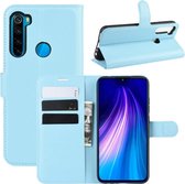 Book Case - Xiaomi Redmi Note 8T Hoesje - Lichtblauw