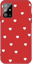 Hartjes TPU Back Cover - Samsung Galaxy S20 Plus Hoesje - Rood