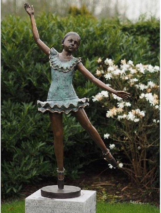 Statue de jardin - statue en bronze - Ballerine - hauteur 130 cm