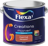 Flexa Creations - Muurverf Zijde Mat - Mengkleuren Collectie - Fresh Fruit - 2,5 Liter
