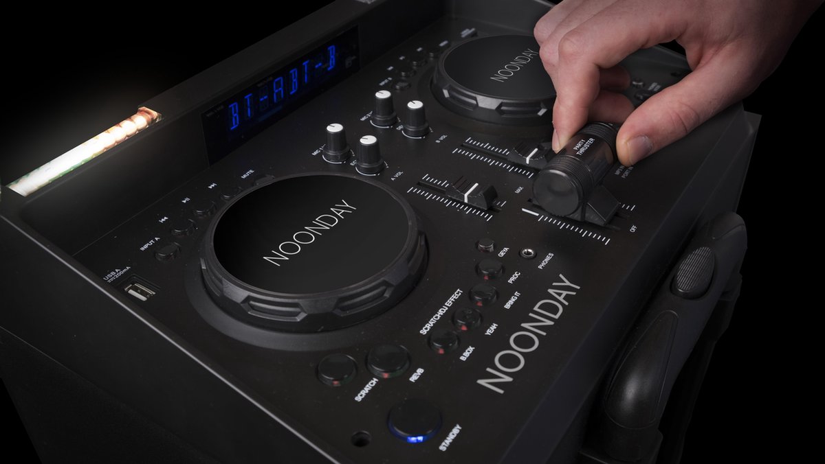 Noonday DJ Party Speaker Tower XXL Bluetooth Speaker LED Disco