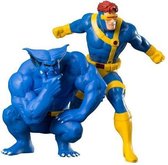 Marvel Universe ARTFX+ Statue 1/10 2-Pack Cyclops & Beast (X-Men '92) 16 cm