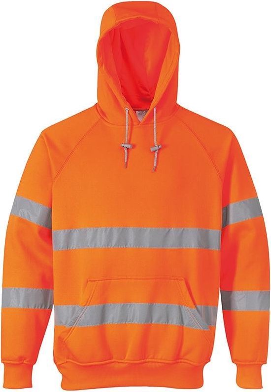 Portwest hoodie met reflecterende strepen L Oranje