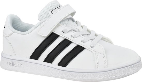 Slank Aan het liegen aankomen adidas Grand Court K EF0109, Kinderen, Wit, Sneakers maat: 30,5 EU | bol.com