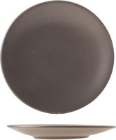 Cosy & Trendy Dark Grey Cream Dessertbord - Ø 20 cm - Set-12