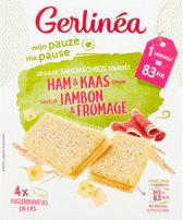 Gerlinea Gevulde Sandwiches Ham&Kaas Smaak 4x20g