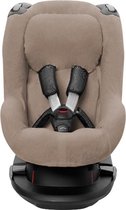 Briljant Baby autostoelhoes badstof – met rugsteun – groep 1+ - taupe