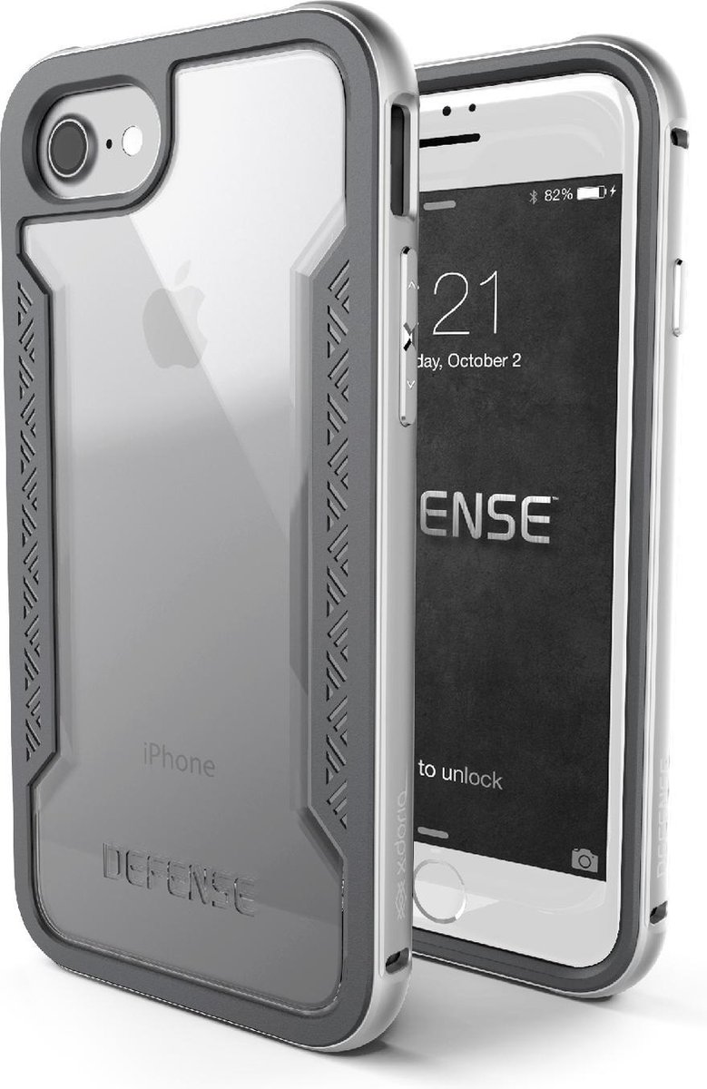 X-Doria Defense Shield Cover iPhone 8 / 7 - Silver