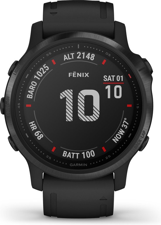 Garmin Fenix 6S PRO - Multisport - Smartwatch - Zwart