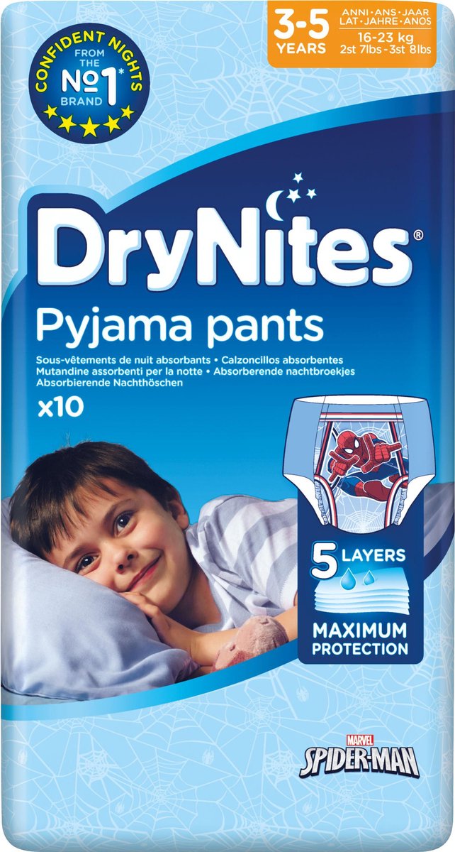 Goedkoopste DryNites® 3-5 jongen 10 stuks