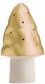 Paddestoel lamp - Egmont Toys - Heico lamp - goud - LED lamp
