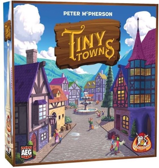Gezelschapsspel: Tiny Towns - Bordspel, uitgegeven door White Goblin Games