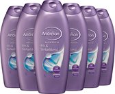 Andrélon Bad & Douche Fris & Verkwikkend Bad- en Doucheschuim - 6 x 750 ml - Voordeelverpakking