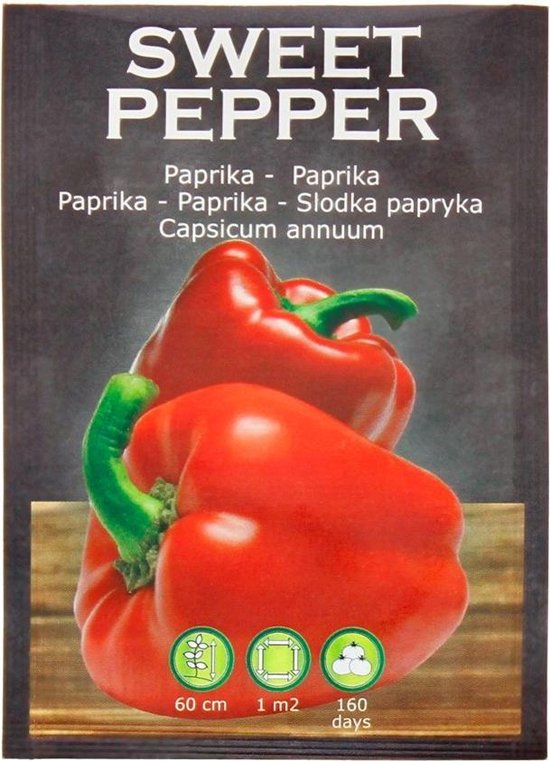 Sweet peper Paprika zaadjes 2 stuks bol