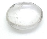 Bergkristal edelstenen zaksteen amulet 2,5 x 3,5 cm helder zuiverende edelsteen