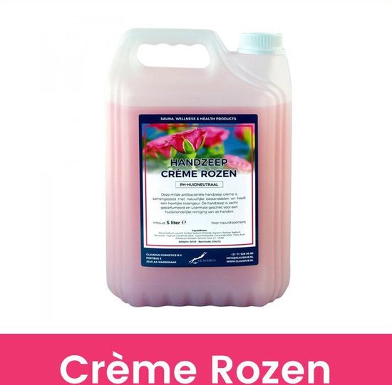 handig vat Ook Desinfecterende Zeep Crème Rozen 5 liter | bol.com