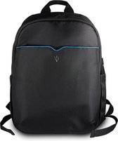 Maserati Slim Backpack Black/Blue - Rugzak Laptoptas