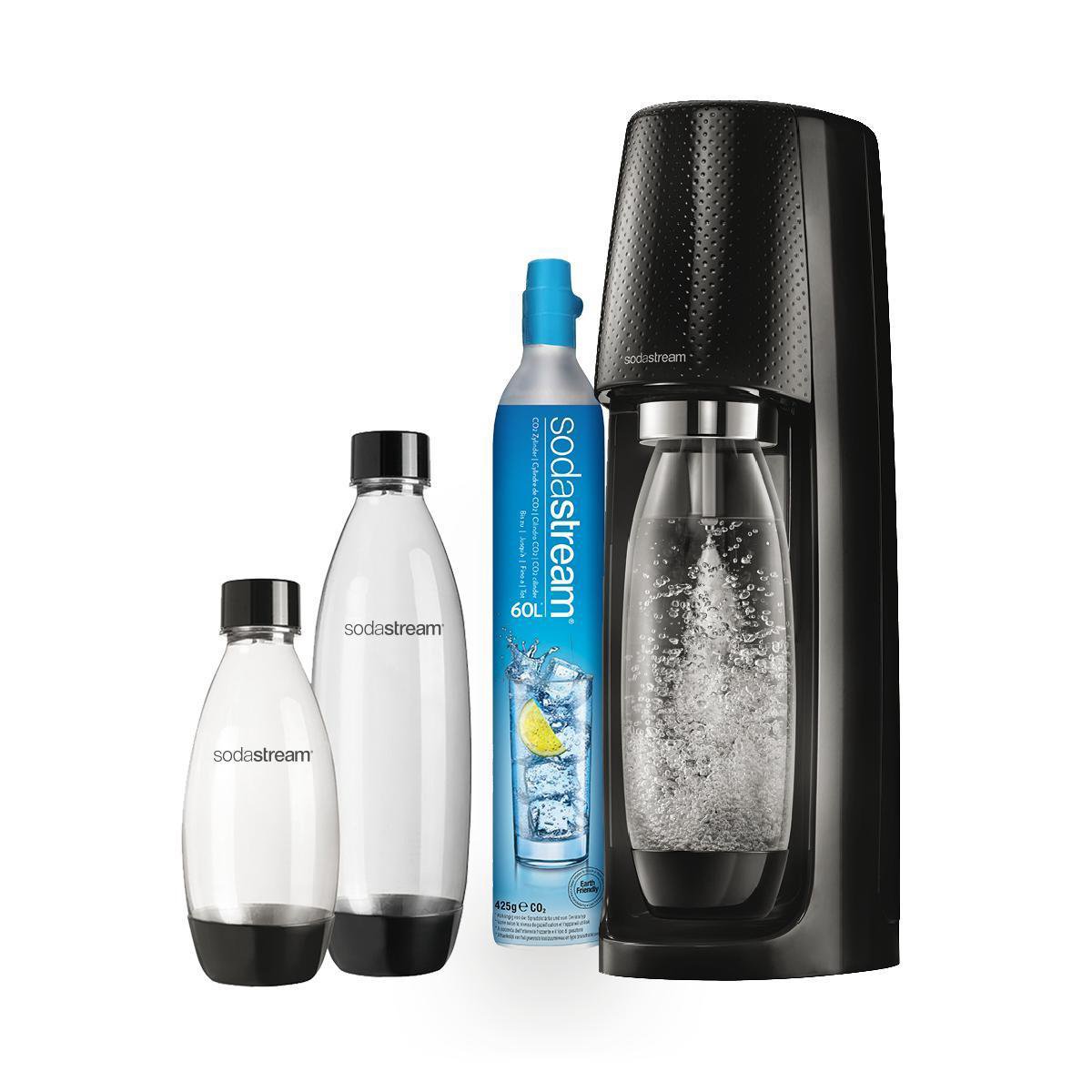 SodaStream Spirit Megapack black - Incl 3 flessen